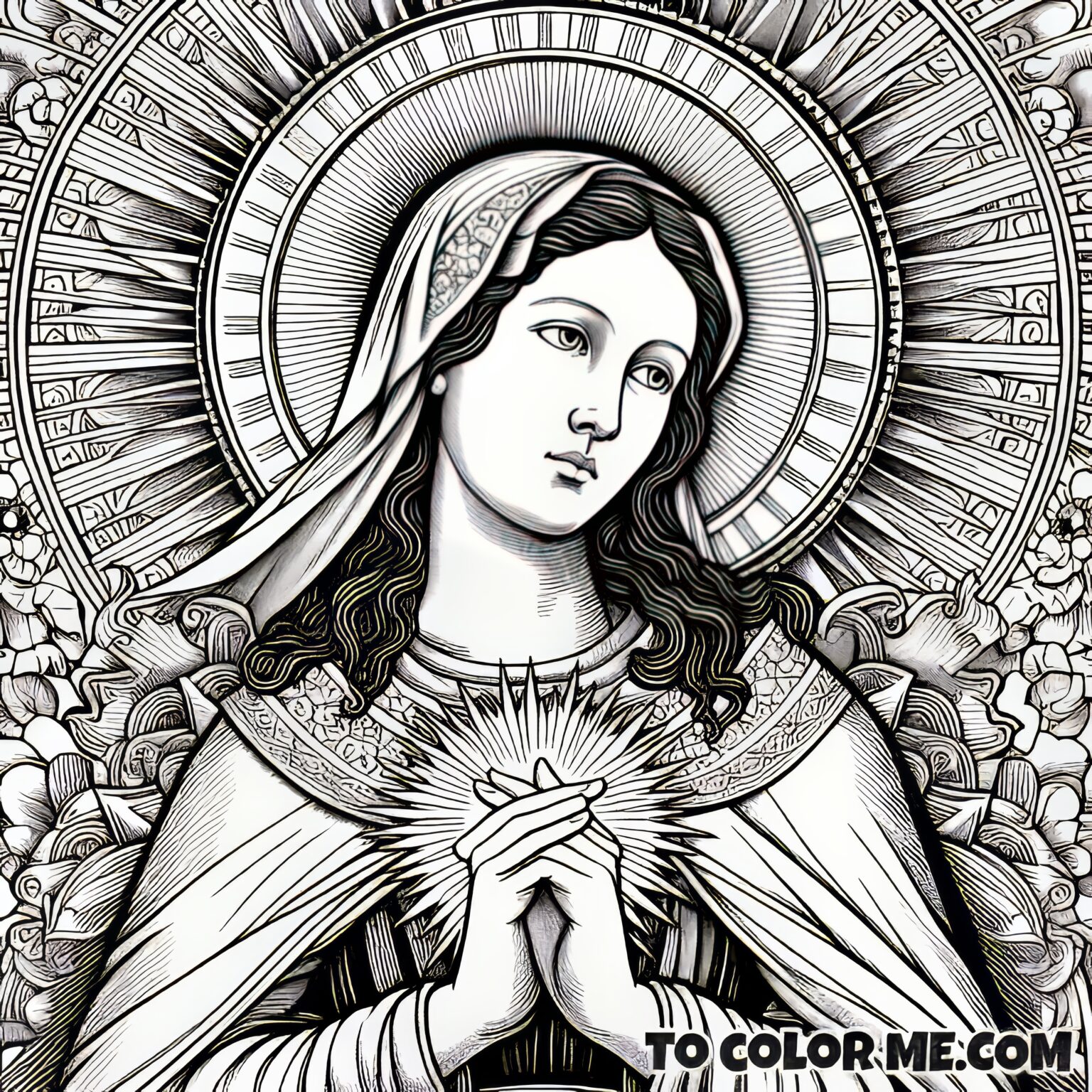 Divine Portrait: Saint Agnes of Montepulciano Coloring Craft – To Color ...