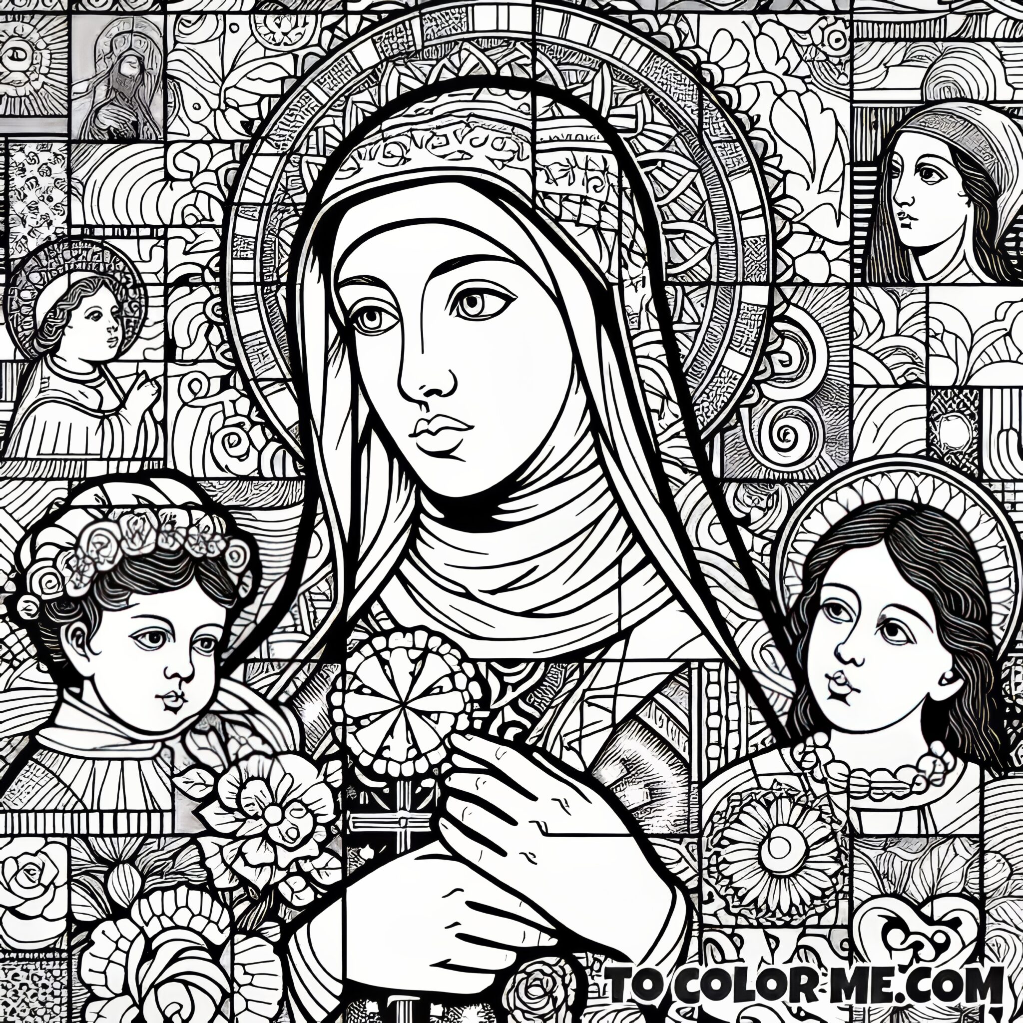 Saint Agnes’s Gaze: Montepulciano Portrait Coloring Experience – To ...