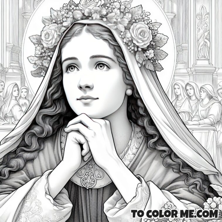 Blessed Imelda Lambertini: Inspirational Coloring for All Ages – To ...