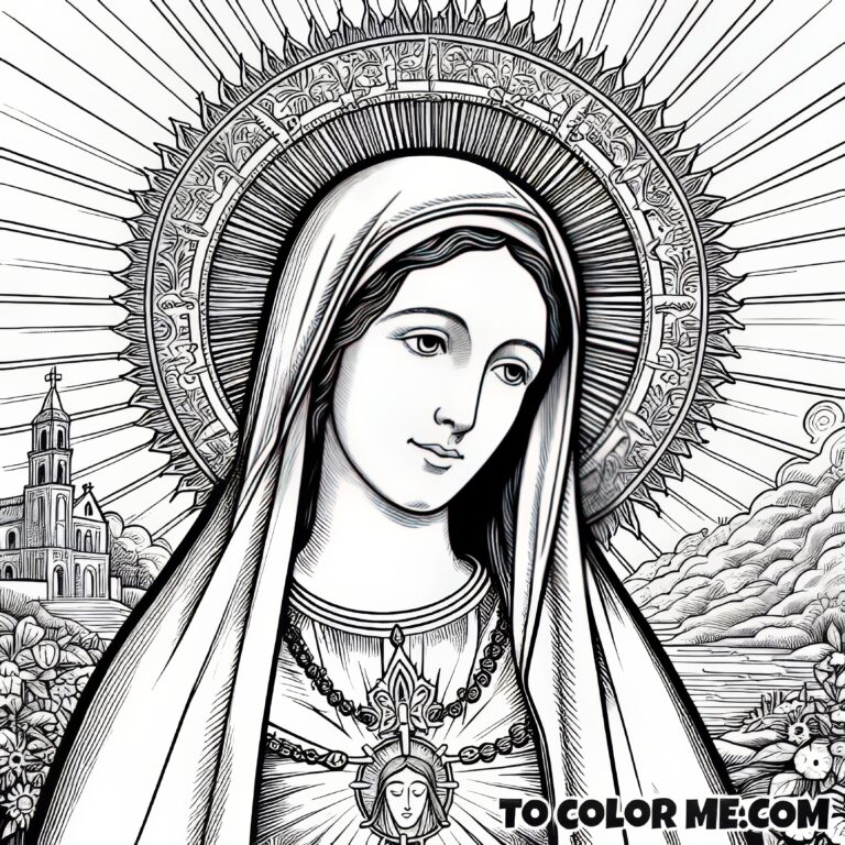 Venerable Mary of Agreda: Color Her Heavenly Insights – To Color Me Free