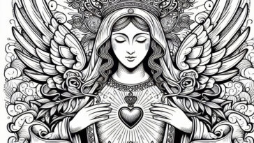 Heart of Purity: Mary’s Coloring Pages