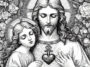 Sacred Heart Consecration: A Coloring Prayer of Devotion