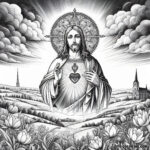 Infinite Love: Coloring the Sacred Heart’s Mercy