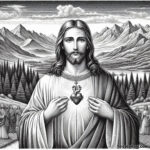 Jesus’ Heart of Mercy: A Devotional Coloring Page