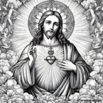 Coloring the Heart of the Savior: A Sacred Heart Journey