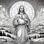 The Consuming Heart: A Coloring Page of Jesus’ Passion