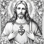 The Merciful Heart: A Coloring Journey with Jesus